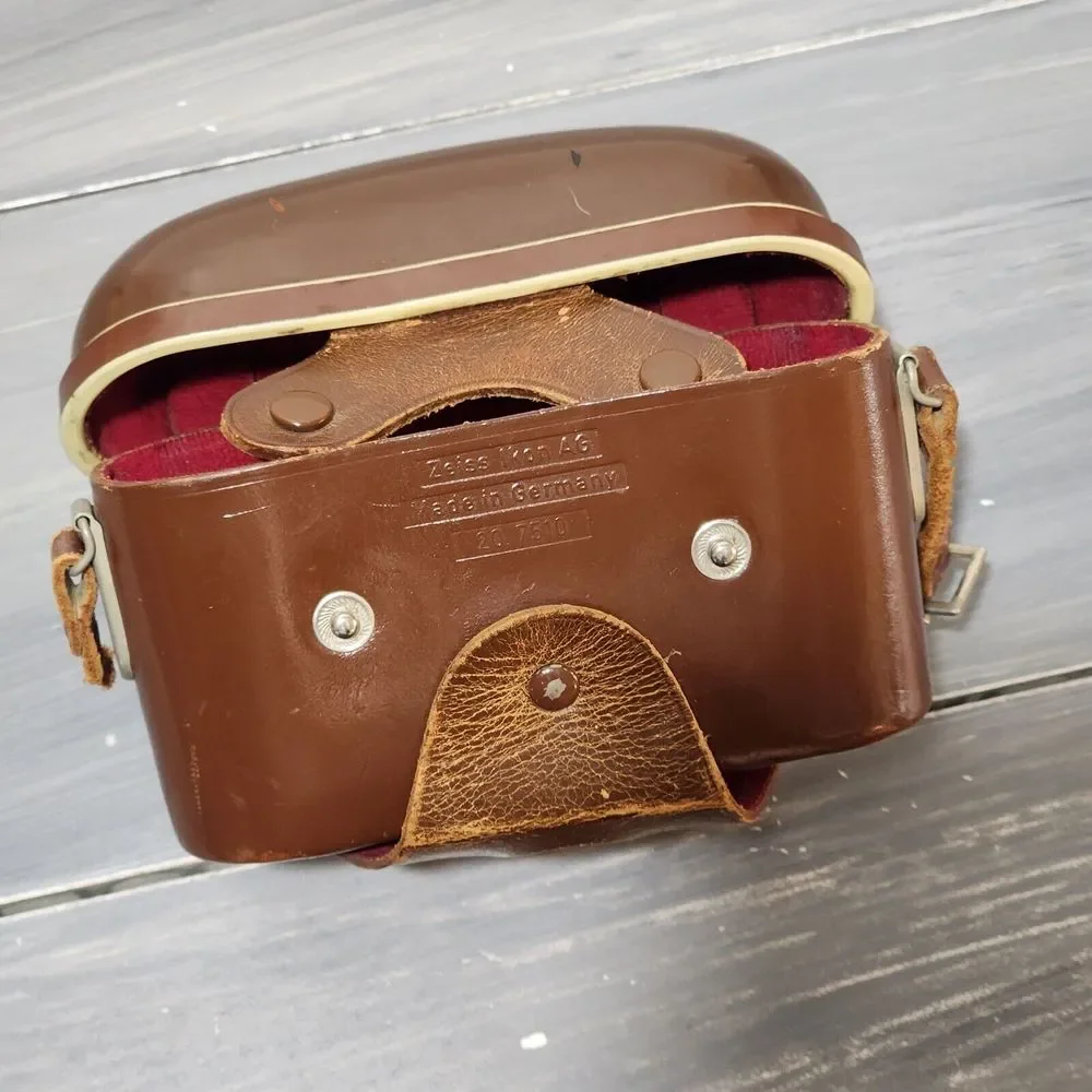Vintage Leather Camera Case for‎ Zeiss Ikon AG Camera 20 7510 Made in Germany